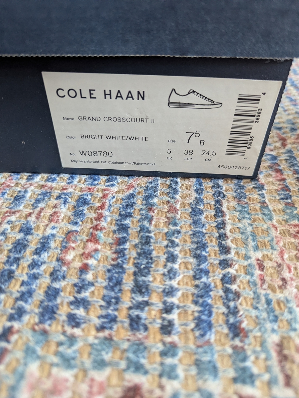 Cole Haan Grand Crosscourt Sneakers White US 7.5 - Picture 5 of 5